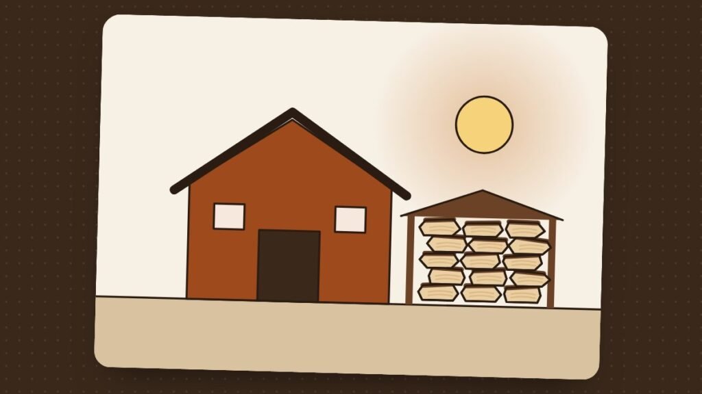 Brennholz richtig lagern: die 8 goldenen Regeln